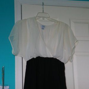 Charming Charlie Dressy Dress Black and White